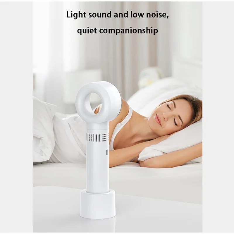 Gambar produk FENG Kipas Mini Portable Handheld Bladeless Fan 100 Speed Rechargeable - XG-360