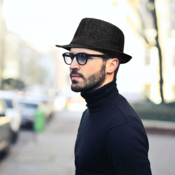 Gambar produk Yingrui Topi Fedora Unisex Laken Hat Jazz Classic Vintage - M-58