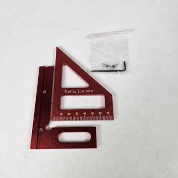 Gambar produk TOOHR Penggaris Siku Segitiga Siku Multi-Angle Woodworking Ruler - TO992