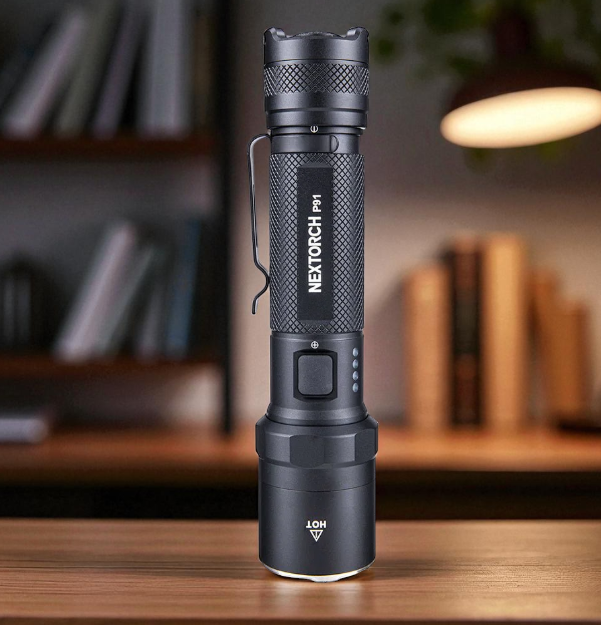 Gambar produk NEXTORCH Lampu Senter LED Penlight Tactical USB Type C 5000 Lumens - P91