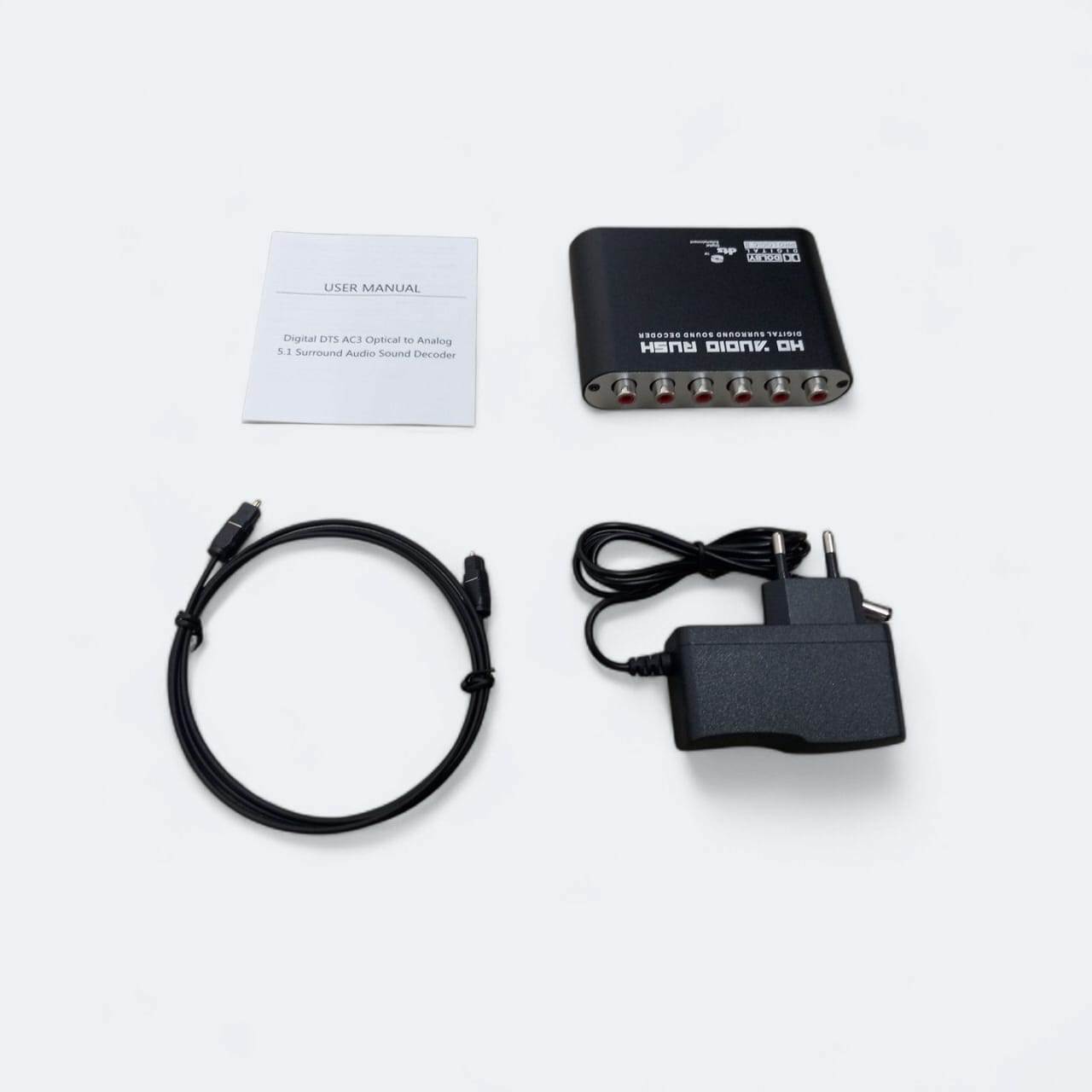 Gambar produk Digital Surround Decoder to Active Speaker 5.1 Converter DTS Dolby AC3 - HD51-A