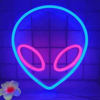 Gambar produk KEY-WIN Lampu Hias LED Neon Flex Battery and USB Power 1W Alien - M04
