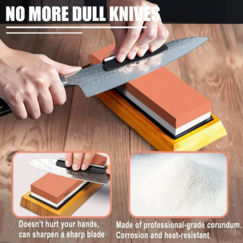Gambar produk Chefic Batu Pengasah Pisau Knife Sharpener 400/1000 3000/8000 2PCS - CF413