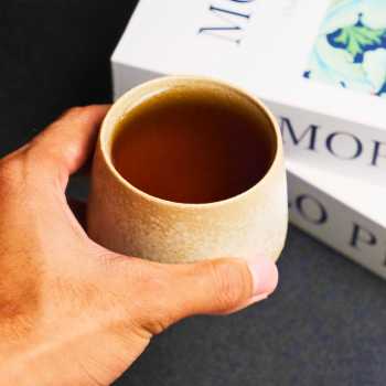 Gambar produk FLAMBE Gelas Keramik Kopi Teh Vintage Japanese Style Ceramic Cup 200ml - FB014