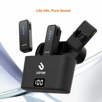 Udfine Mikrofon Wireless Lavalier Microphone Type C Lightning 2.4Hz - Mic Lite