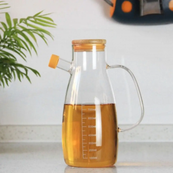 Gambar produk FMA Botol Minyak Borosilicate Glass Oil Pot Leakproof Heat-Resistant 1L - FM-1PL
