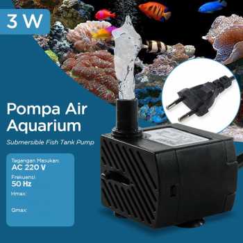 Taffware Pompa Air Mini Aquarium Ikan Submersible Pump Fish Tank 220V - JN-150