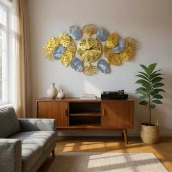 Gambar produk TaffHOME Jam Dinding Quartz Iron Luxury European Style 98cm - LZ4