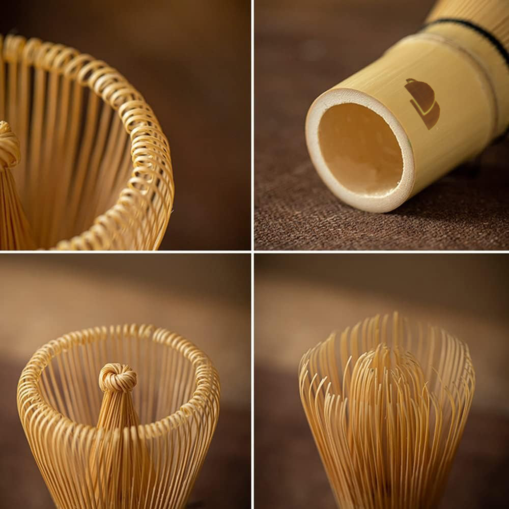 Gambar produk One Two Cups Chasen Bamboo Whisk Matcha Pengaduk Teh Jepang 72 Tangkai - 7276