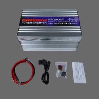 Gambar produk Taffware Power Inverter Mobil Pure Sine Wave DC 60V to AC 220V 6000W - NBQ6000W