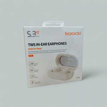 Gambar produk Toocki Earphone Bluetooth 5.3 TWS In-ear ENC Waterproof IPX4 - TQ-EJ12