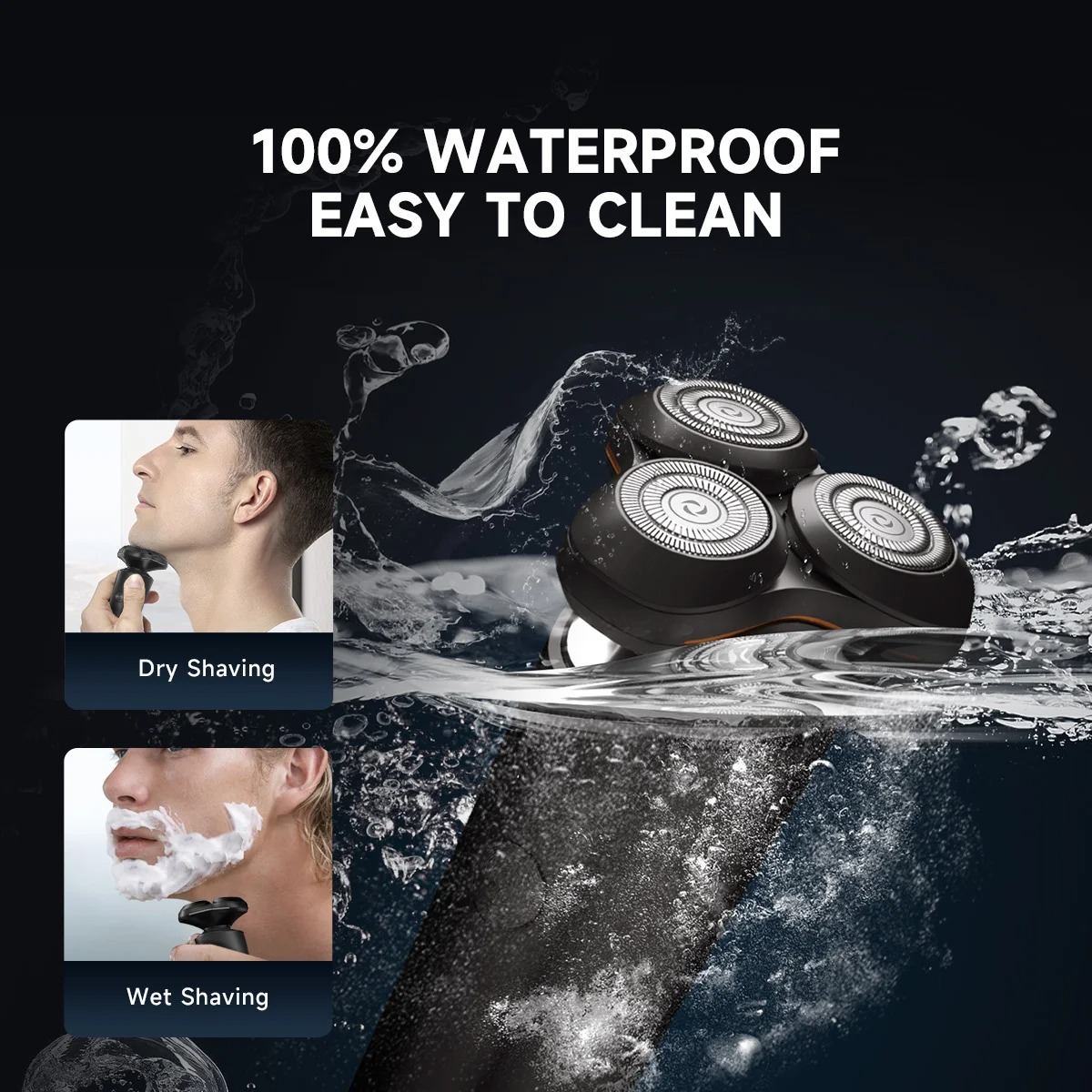Gambar produk ENCHEN Alat Cukur Elektrik 5in1 3D Magnetic Electric Shaver Waterproof - X8S-C