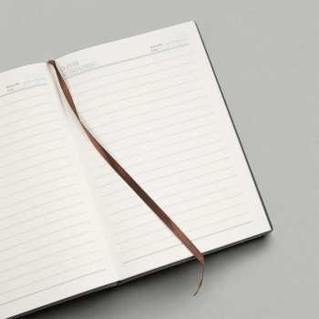 Gambar produk Toddi Buku Jurnal Leather Notebook Diary 68 GSM 200 Halaman Grid A5 - CW-5026