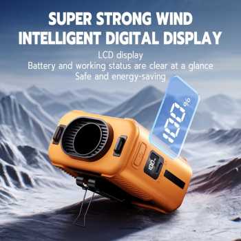 Gambar produk MIRIBI Kipas Angin Pinggang Portable Waist Fan 5 Speed 6000mAh - M600
