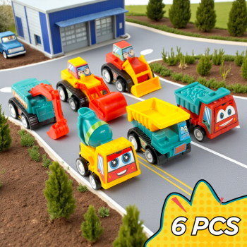 ZKZC Mainan Anak Mobil Car Truck Children Toy 6 PCS - XY422