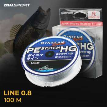 Gambar produk TaffSPORT DYNAEAM Senar Pancing Power Up Braid Line 100M 0.8 - FM10