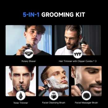 Gambar produk ENCHEN Alat Cukur Elektrik 5in1 3D Magnetic Electric Shaver Waterproof - X8S-C