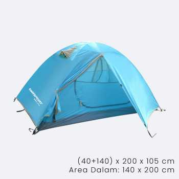 Gambar produk TaffSPORT Tenda Camping Lipat Otomatis 2 Orang Double Layer Waterproof - S003-JY-L