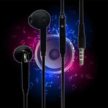 Earphone Stereo Headset Sporty dengan Microphone - HS330