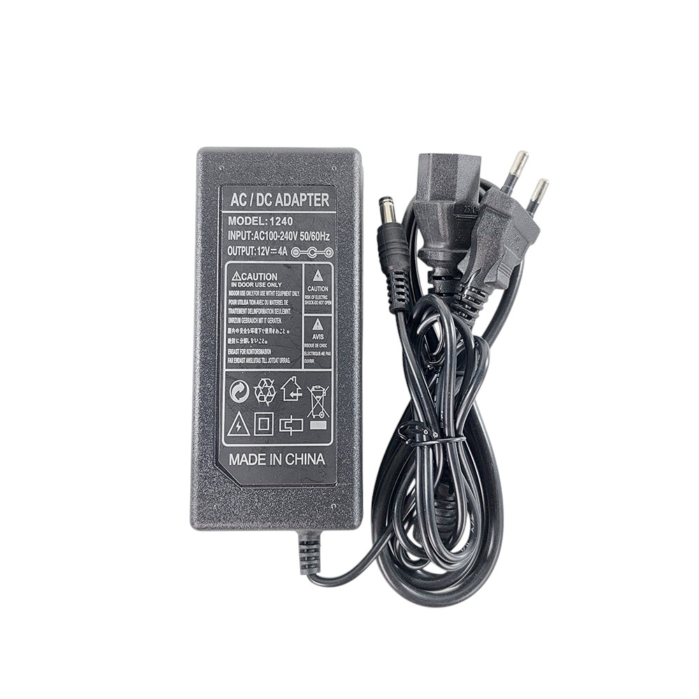 Gambar produk VBS Adaptor Power Supply Converter AC to DC 12V 4A LED Strip Monitor - 1240