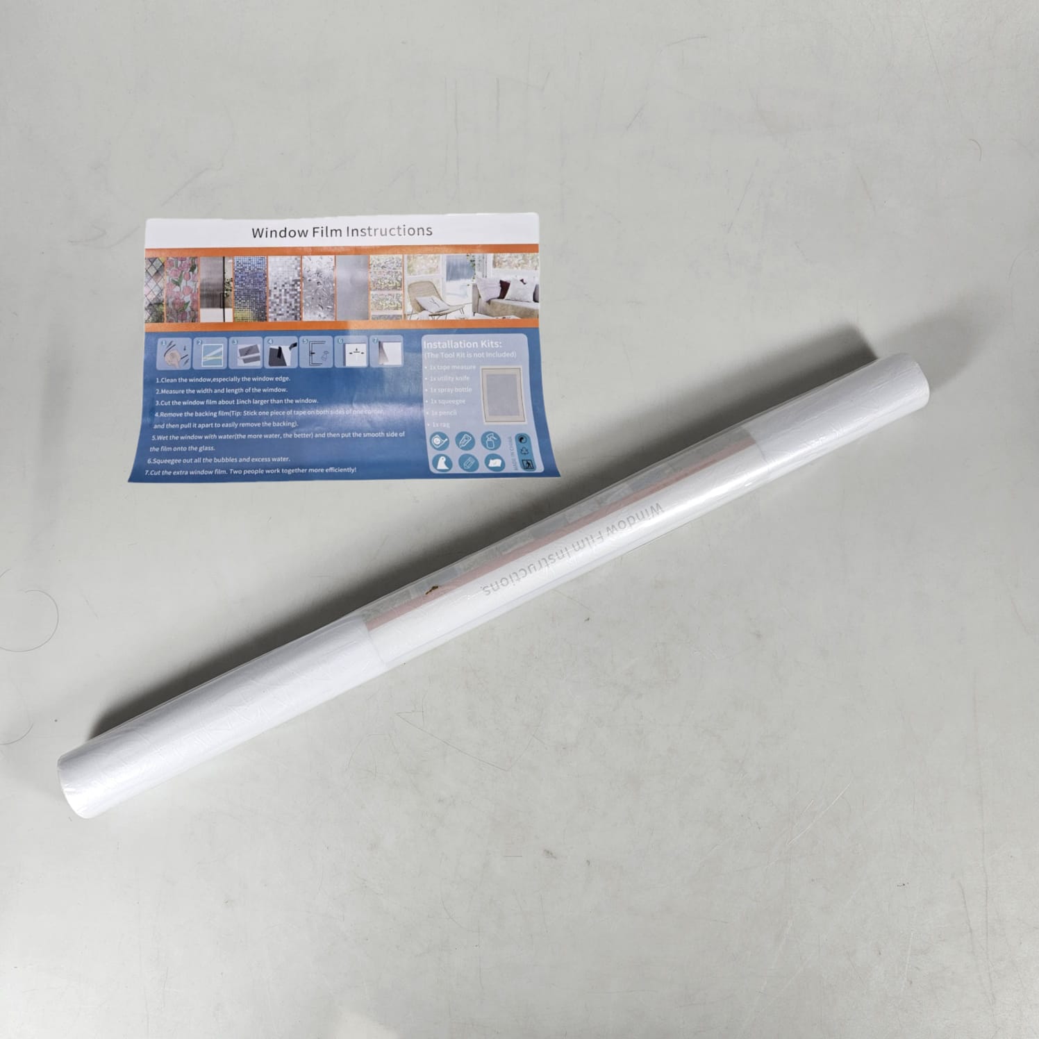 Gambar produk WINDFLOP Stiker Kaca Window Privacy Film Rainbow Covering Sticker 60x200cm - WD100