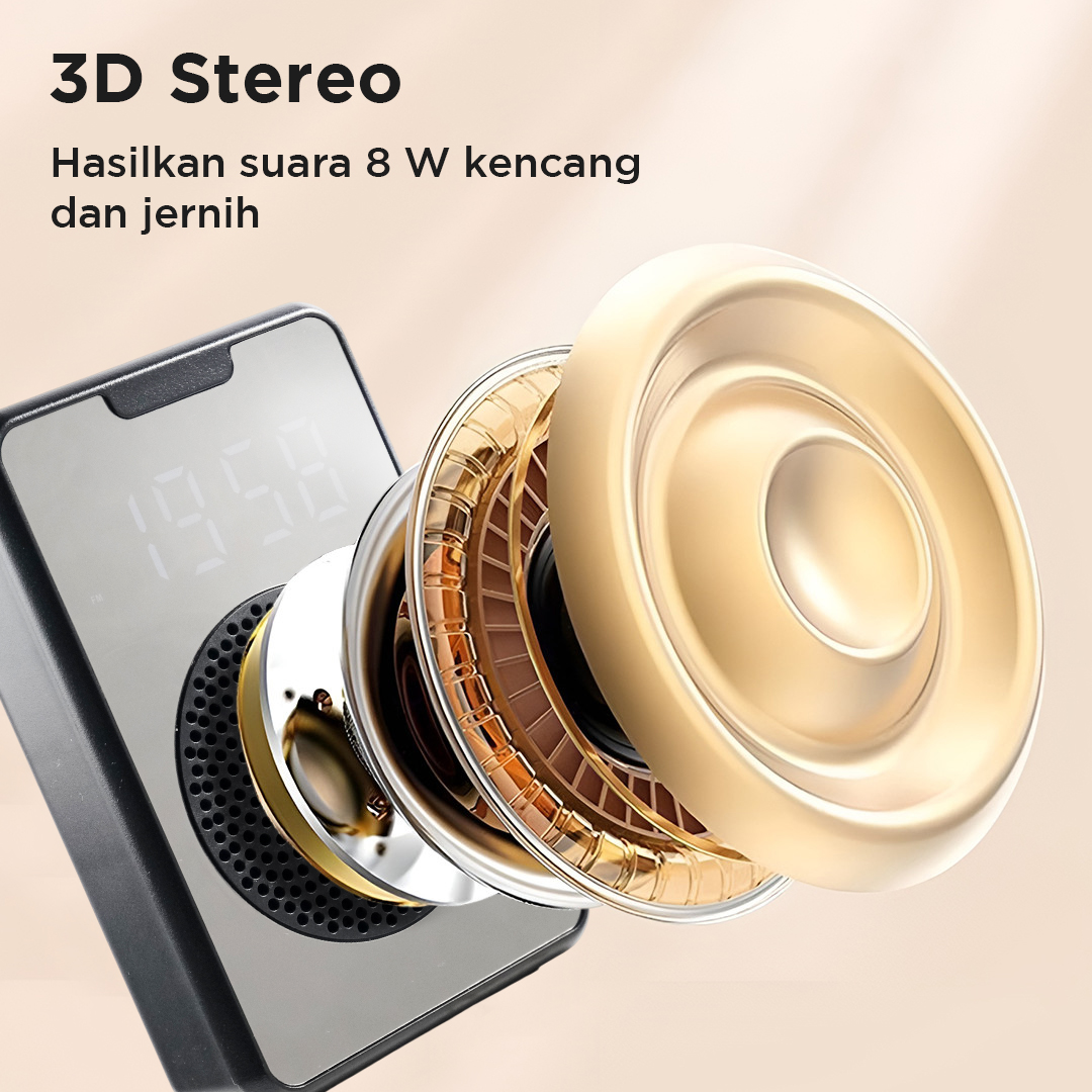 Gambar produk Marway Speaker Pinggang Bluetooth Voice Amplifier LED Wireless - H3