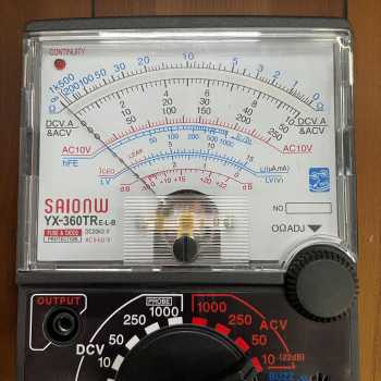 Gambar produk SAIONW Multimeter Multitester Analog Mini Pointer Display - YX-360TRELB