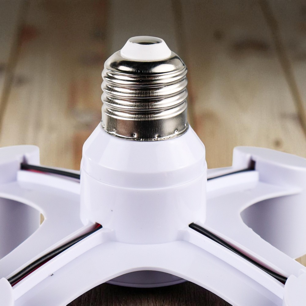 Gambar produk ASMTLED Fitting Lampu Bohlam Studio LED Minimalis Cabang 4 E27 220V - EEE3342B
