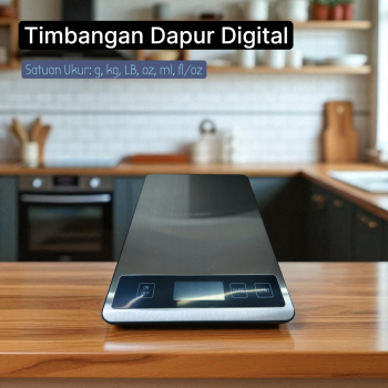 Gambar produk DHOME Timbangan Dapur Mini Digital Scale 15kg 1g - JJ210