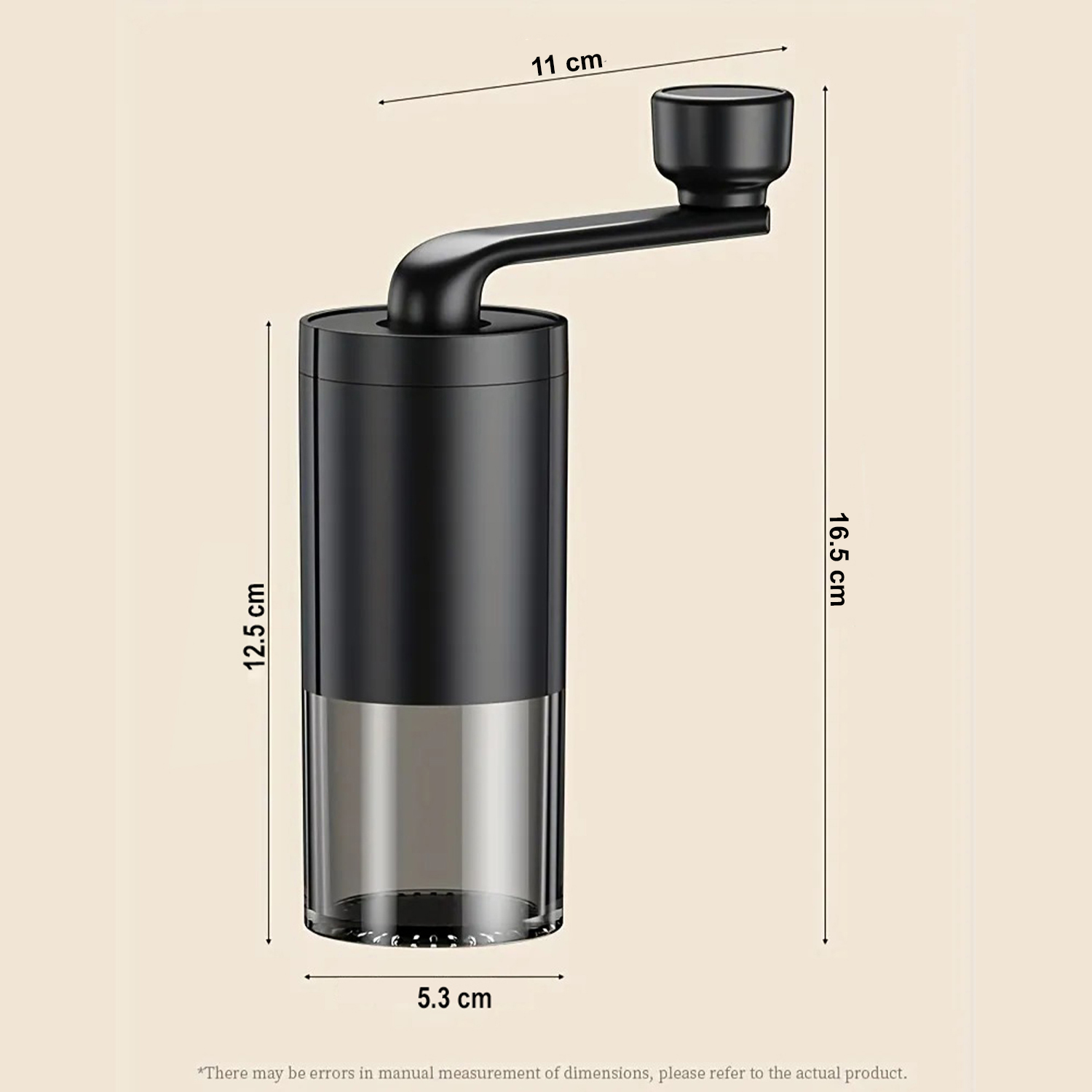 Gambar produk HOUSEEN Alat Penggiling Kopi Manual Hand Coffee Grinder Ceramic Burr - SY-002