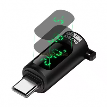 JOYO OTG Adapter Converter Type C Female to Male Digital Display 240W - F62C