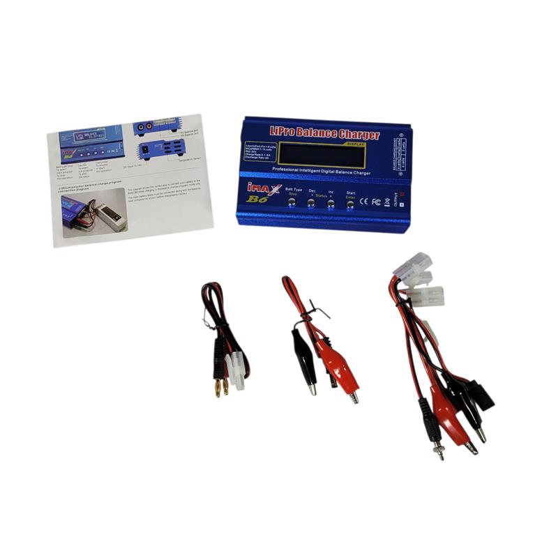 Gambar produk IMAX B6 Charger Baterai Drone Li-Po Li-ion Li-Fe Ni-Cd Polymer LCD 80W