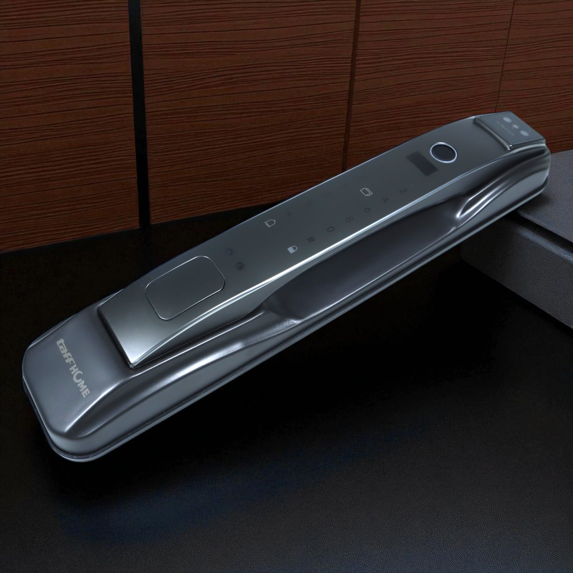 Gambar produk TaffHOME Smart Door Lock Fingerprint 3D Face Recognition Card Eques - YS-3D
