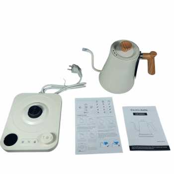 Gambar produk RYZN Teko Listrik Kopi Pemanas Air Leher Angsa Pour Over 1200W 900ml - KT90 Pro