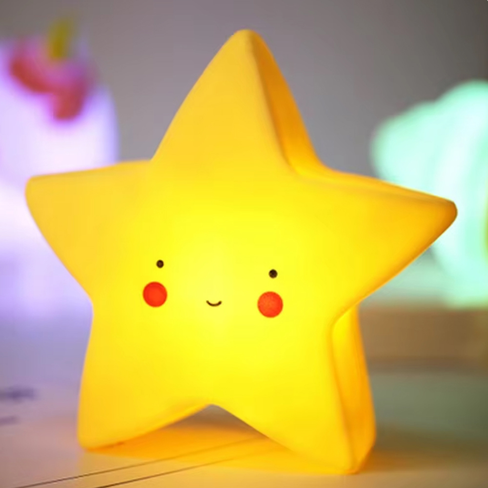 Gambar produk FGHGF Lampu Tidur LED Anak Karakter Lucu 1W Bintang - FGH01