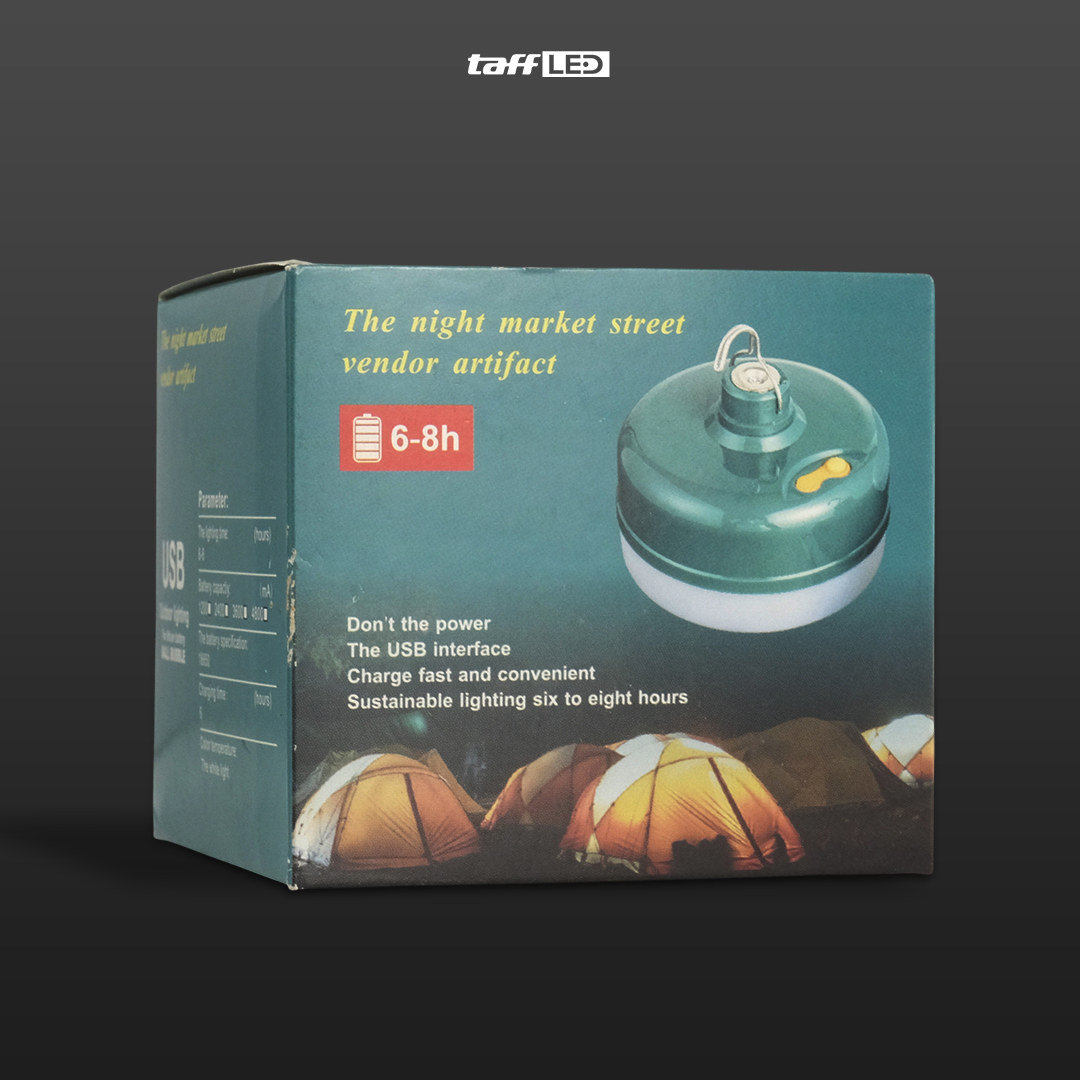 Gambar produk TaffLED Lampu LED Camping Gantung Waterproof Cool White 1200mAh 12W - V51