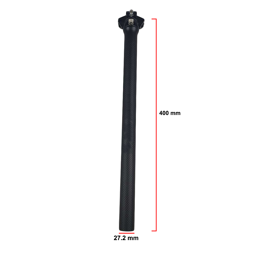 Gambar produk WCK Seatpost Sepeda Carbon Fiber Superlight Road Bike 27.2mm 400mm