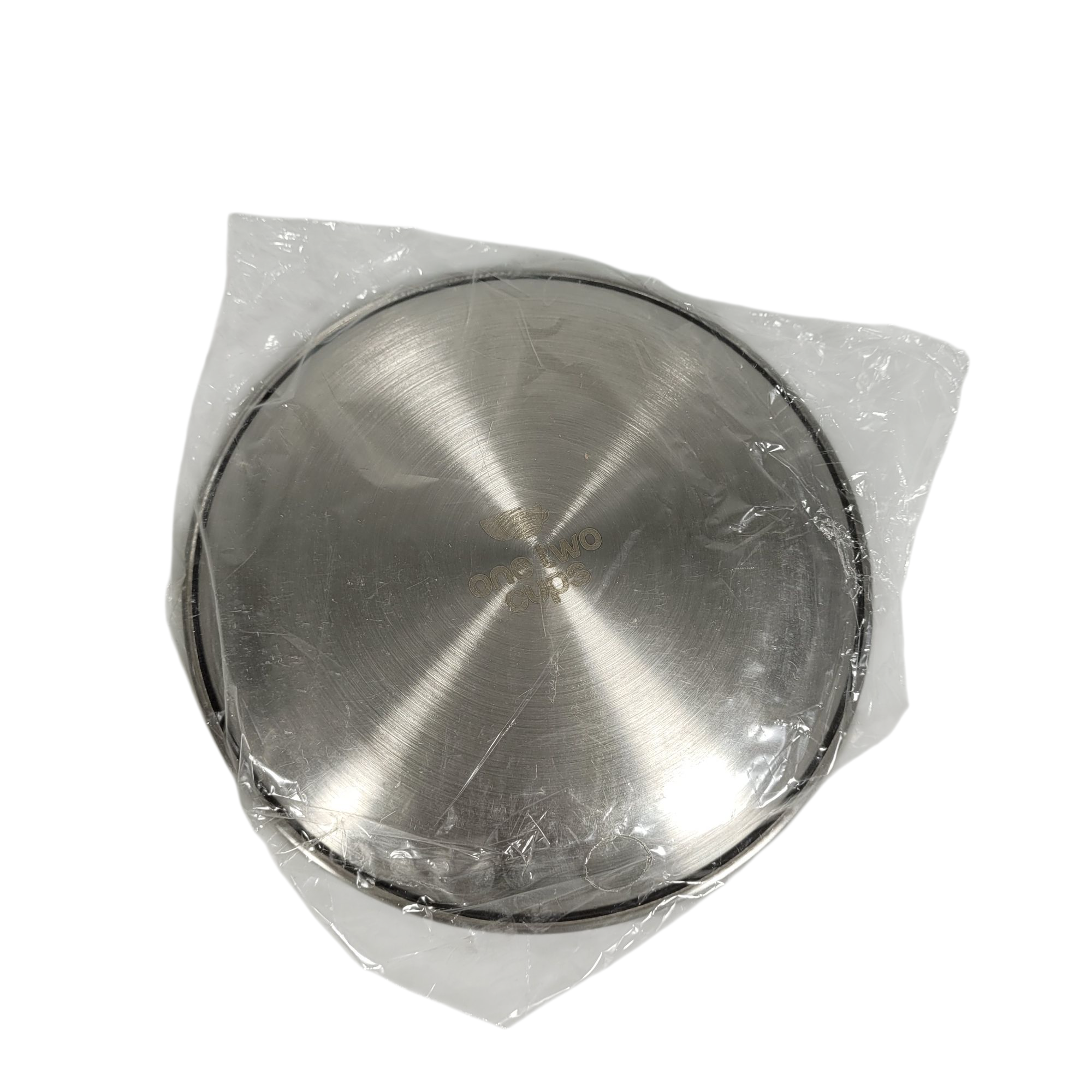 Gambar produk One Two Cups Piring Makan Stainless Steel Sultan Plate European Style 14cm - SN017