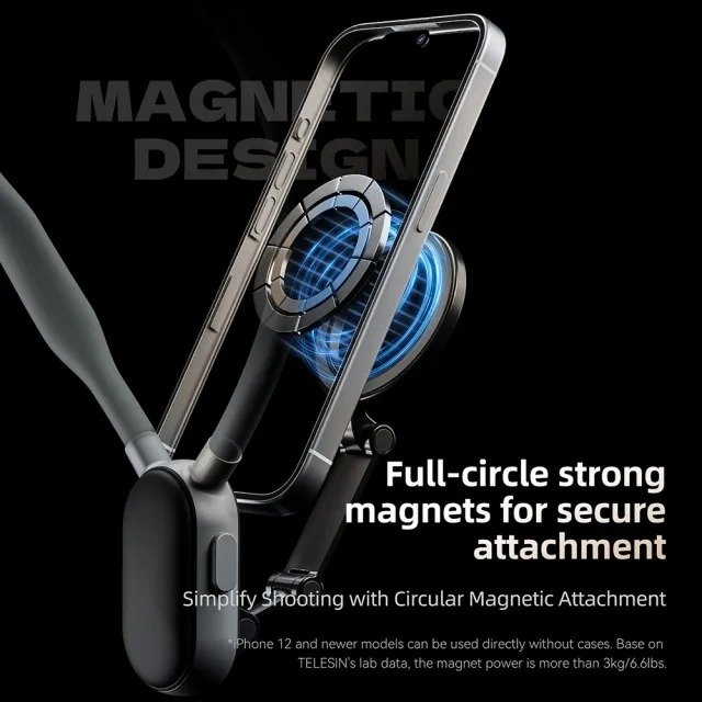 Gambar produk TELESIN Strap Kalung Smartphone Magnetic Neck Holder Mount Magsafe - MNM-001-B