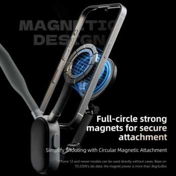 Gambar produk TELESIN Strap Kalung Smartphone Magnetic Neck Holder Mount Magsafe - MNM-001-B