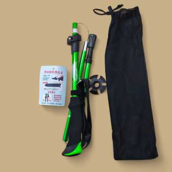 Gambar produk TaffSPORT Tongkat Hiking Lipat Trekking Pole Aluminium Alloy 130cm - TF13