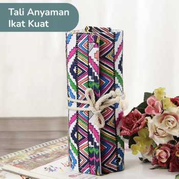 Gambar produk MARCO Bohemian Tas Tempat Pensil Gulung Canvas 48 Slot 20.5x56cm - EN-71
