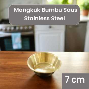 ALRY Mangkuk Bumbu Saus Stainless Steel Western Seasoning Bowl - YX-304