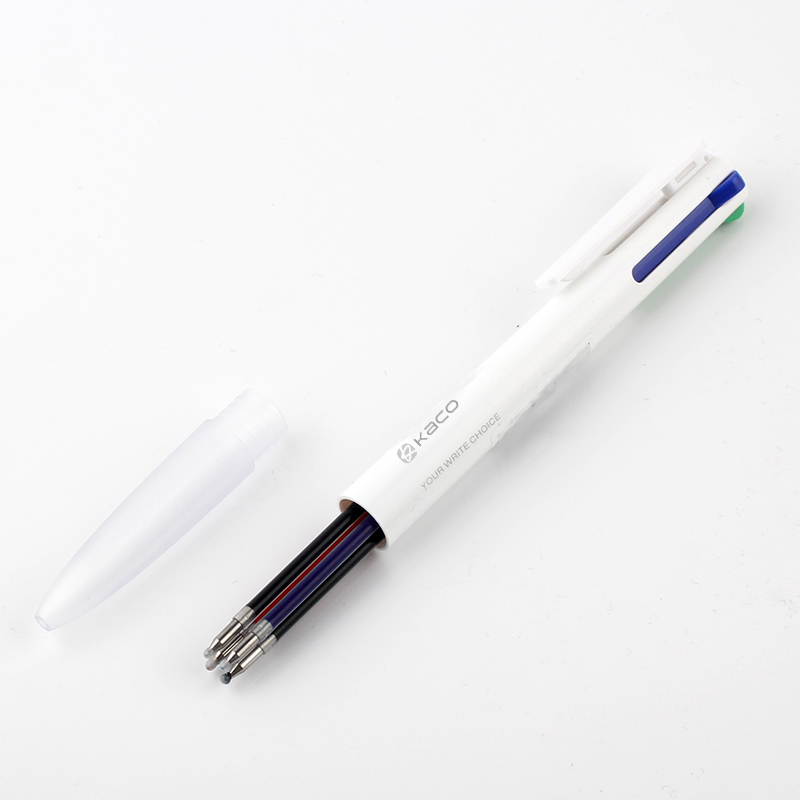 Gambar produk Kaco EASY 4 in 1 Multifunction Gel Pen Pena Pulpen Bolpoin 0.5mm 1 PCS - K1041 (Black Blue Red Green Ink)