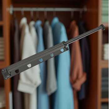 Gambar produk FMA Gantungan Baju Jemuran Hanger Drying Rack Aluminium Alloy One Fold - F-125