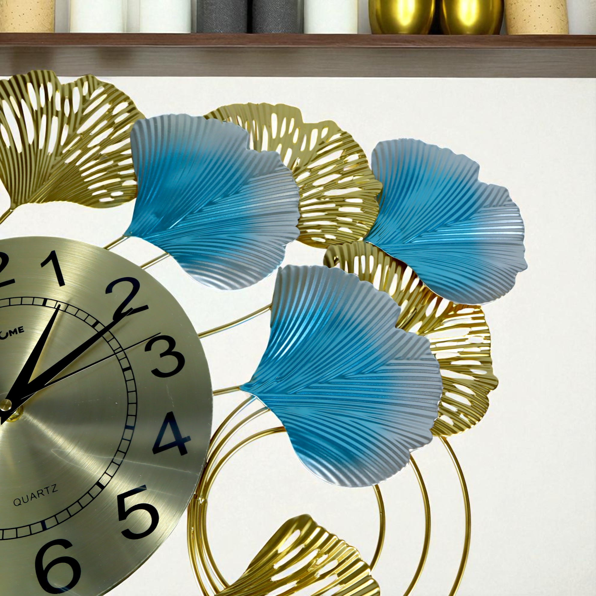 Gambar produk TaffHOME Jam Dinding Dekorasi Quartz Decoration Luxury European Style - 2077-7552