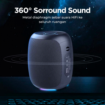 Gambar produk ZEALOT Speaker Bluetooth Portable HiFi Stereo TWS RGB IPX7 10W - S53