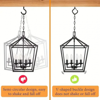 Gambar produk Credibby Gantungan Square Snap Safety Hook Sturdy Hang Buckle 10 PCS - C10