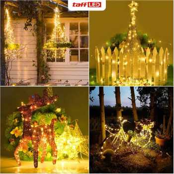 Gambar produk TaffLED Lampu Hias String Lights Waterproof 100 LED with Solar Panel - M071