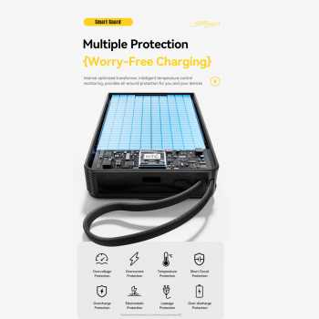 Gambar produk ESSAGER Power Bank Wireless Charging Magnetic Fold PD 20W 10000mAh - ES-D017